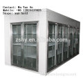 Glass door display cold room with entrance door